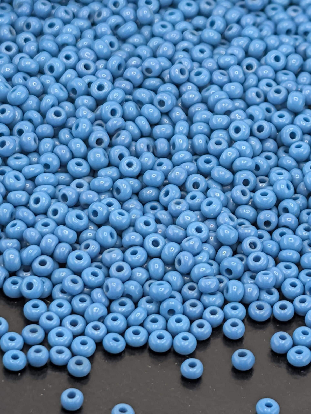 Opaque Dark Turquoise Blue | Size 11 | 15g | Preciosa-Ornela Glass Seed Beads