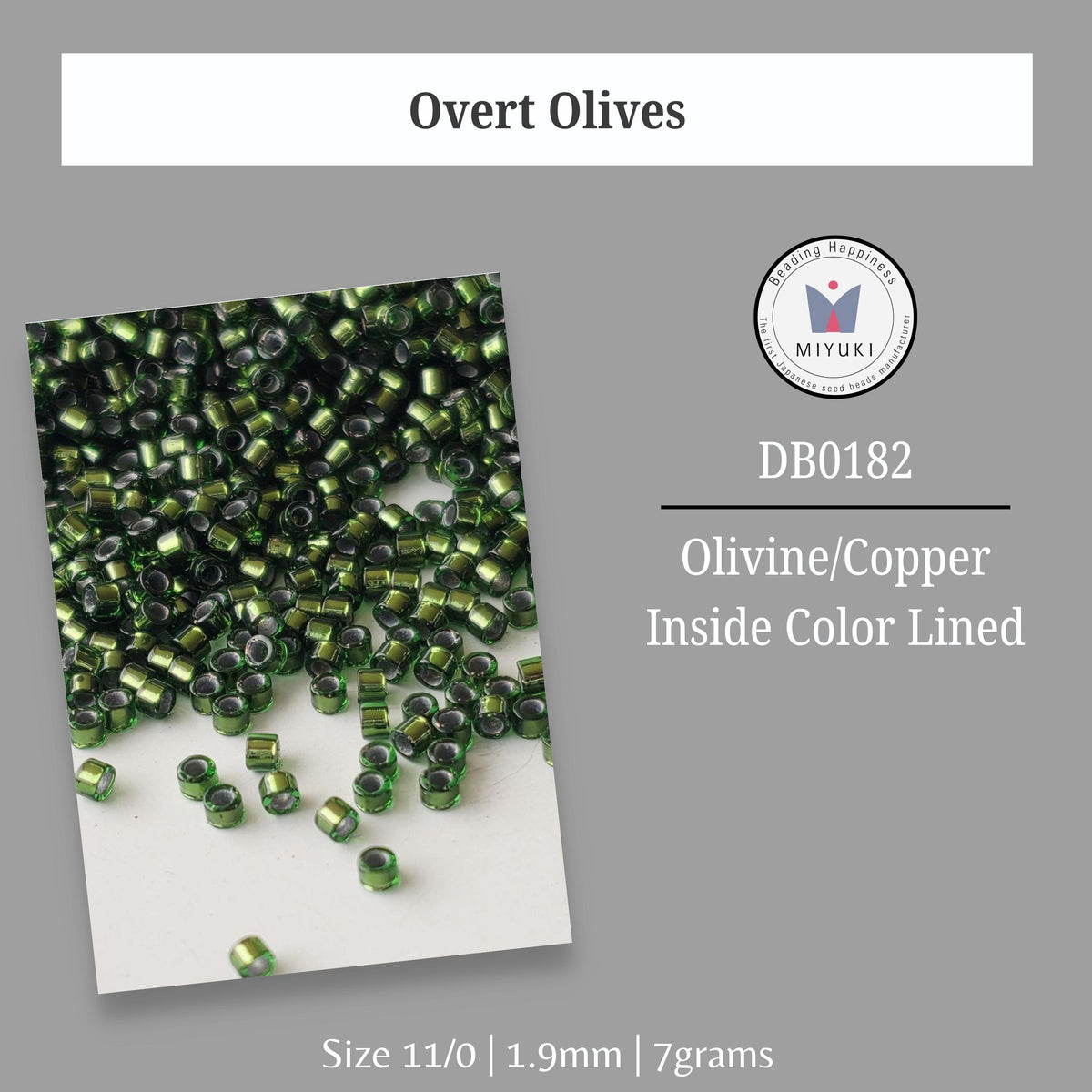 a collection of green olive or copper beads, with a focus on the size and color of the beads.