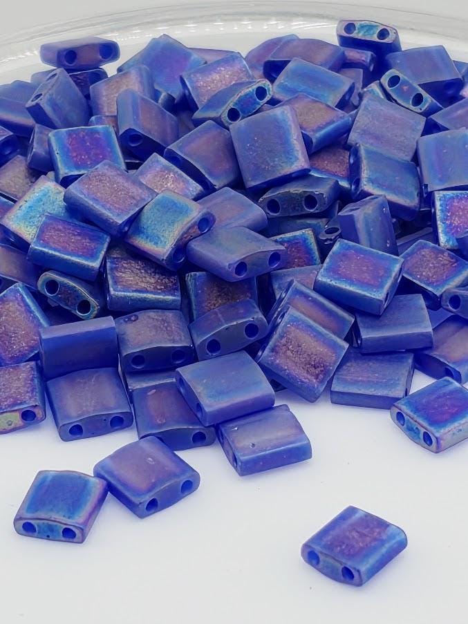 TL0151FR-Miyuki Tila Beads:Cobalt Blue T/MA/R (7.5g pkg)