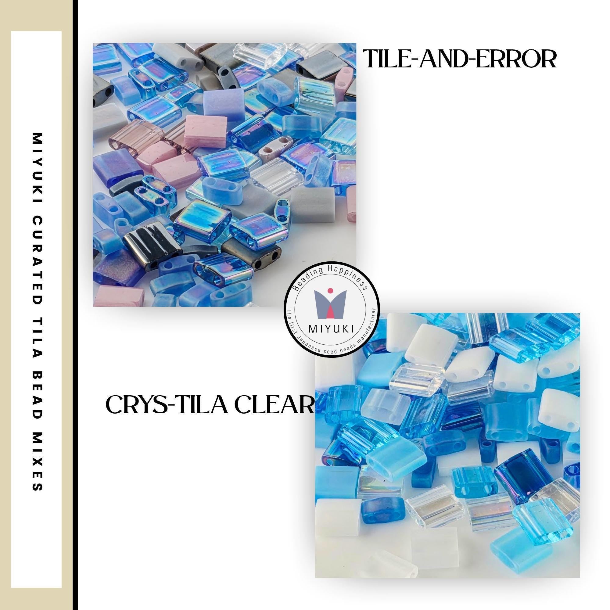 Miyuki Tila, Half-Tila & Quarter-Tila Bead Mixes | 7.5g