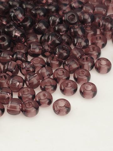 Transparent Amethyst Size 6/0 Seed Beads - Preciosa Ornela Czech Glass, 15g Pack - Bead Weaving, Embroidery & DIY Jewelry