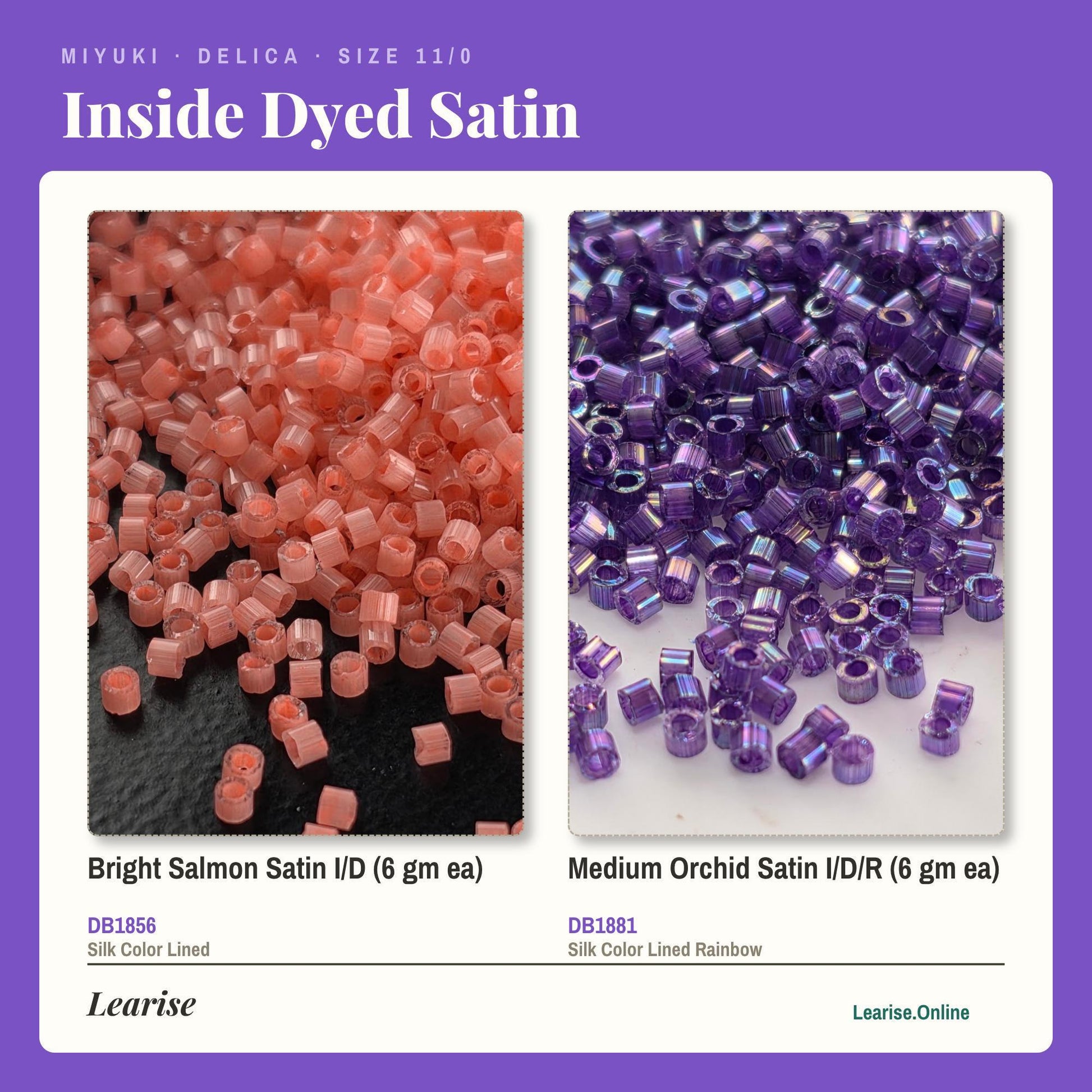 Miyuki Delica Seed Beads: Satin Finish, 6g for Jewelry Making