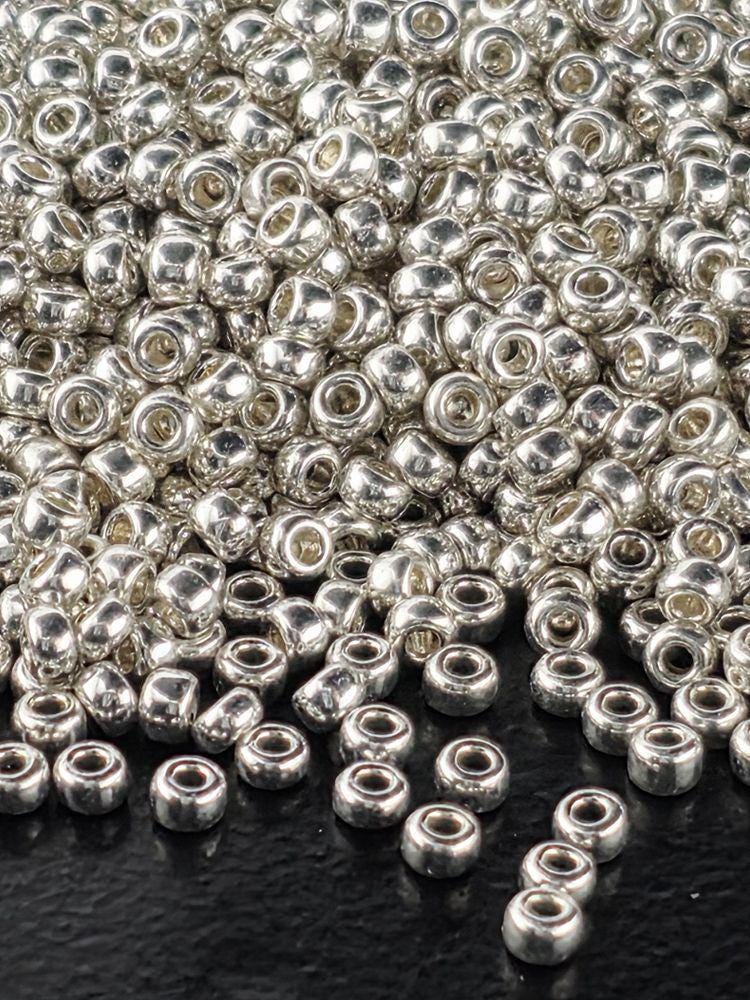 Silver Galvanized | Miyuki Rocaille | 11/0 | 15g pkg