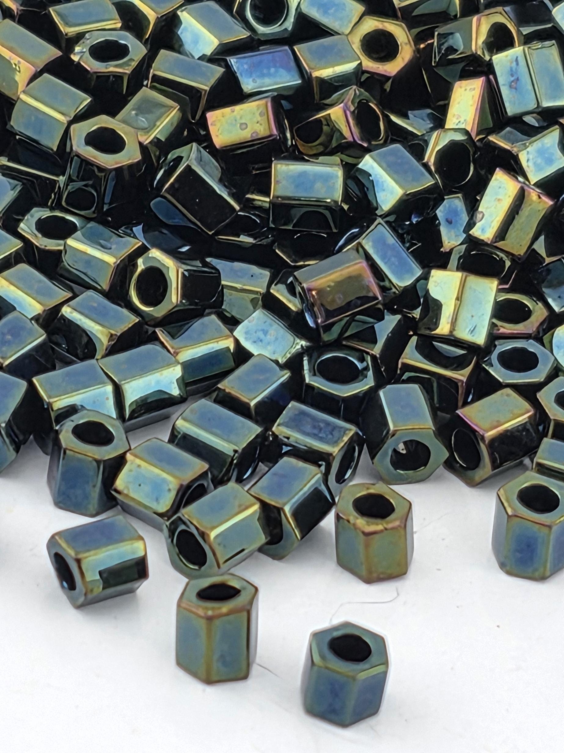 TOHO Hex 11/0 Metallic Moss 2.5 Tube