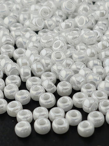 8-0420 Miyuki Rocaille 8/0 | White Opaque Luster 20g