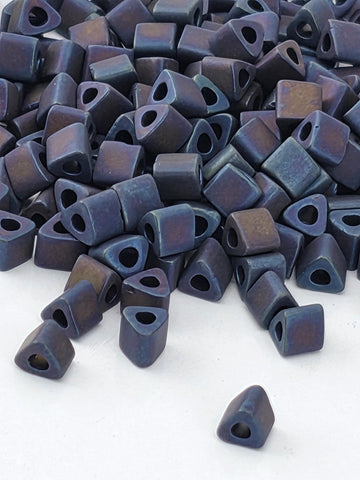 Frosted Metallic Nebula | Triangle Size 8/0 | TOHO | 2.5" Tube