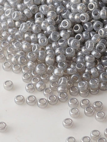 Miyuki Seed Beads: 11/0 Ceylon Grey Smooth Glass - 20g Pack