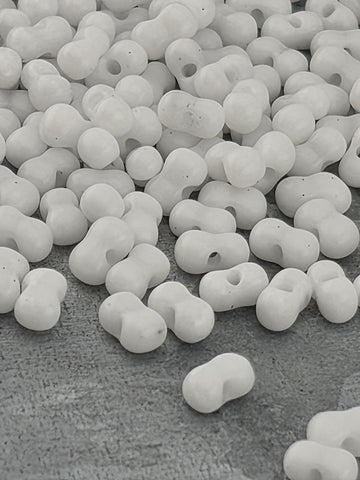 White O Miyuki Berry/Peanut Beads (15g pkg)