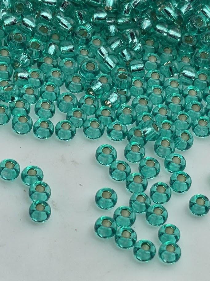 Miyuki Seed Beads 11/0 - Dark Aqua Silver Lined, 20g Pack