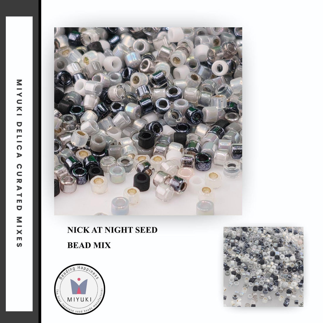 Miyuki Delica Beads, Warm Earth Tone Bead Soup | Size 11/0 Cylinder | 7g Japanese Glass