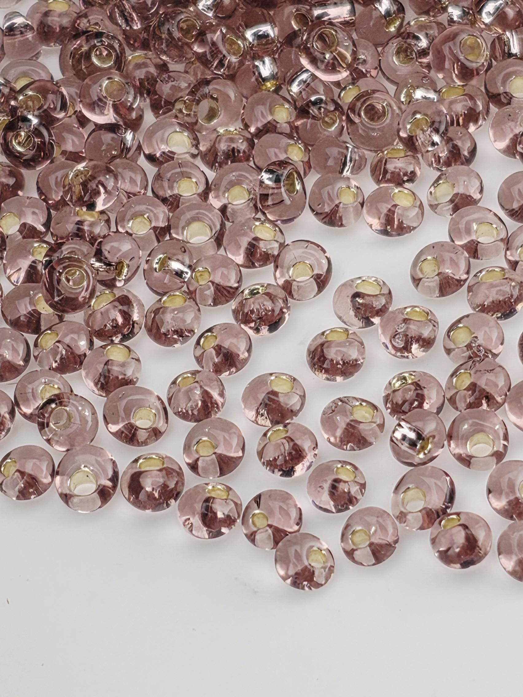 TOHO Magatmas 3mm Tube 2.5" : Silver-Lined Lt Amethyst