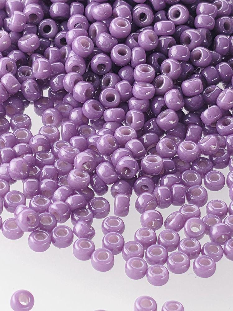 Dark Orchid Dyed Opaque Duracoat Miyuki Rocailles | Size 11 | 20g