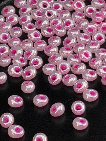 TOHO Magatama 3mm Tube 2.5" : Ceylon Fuchsia