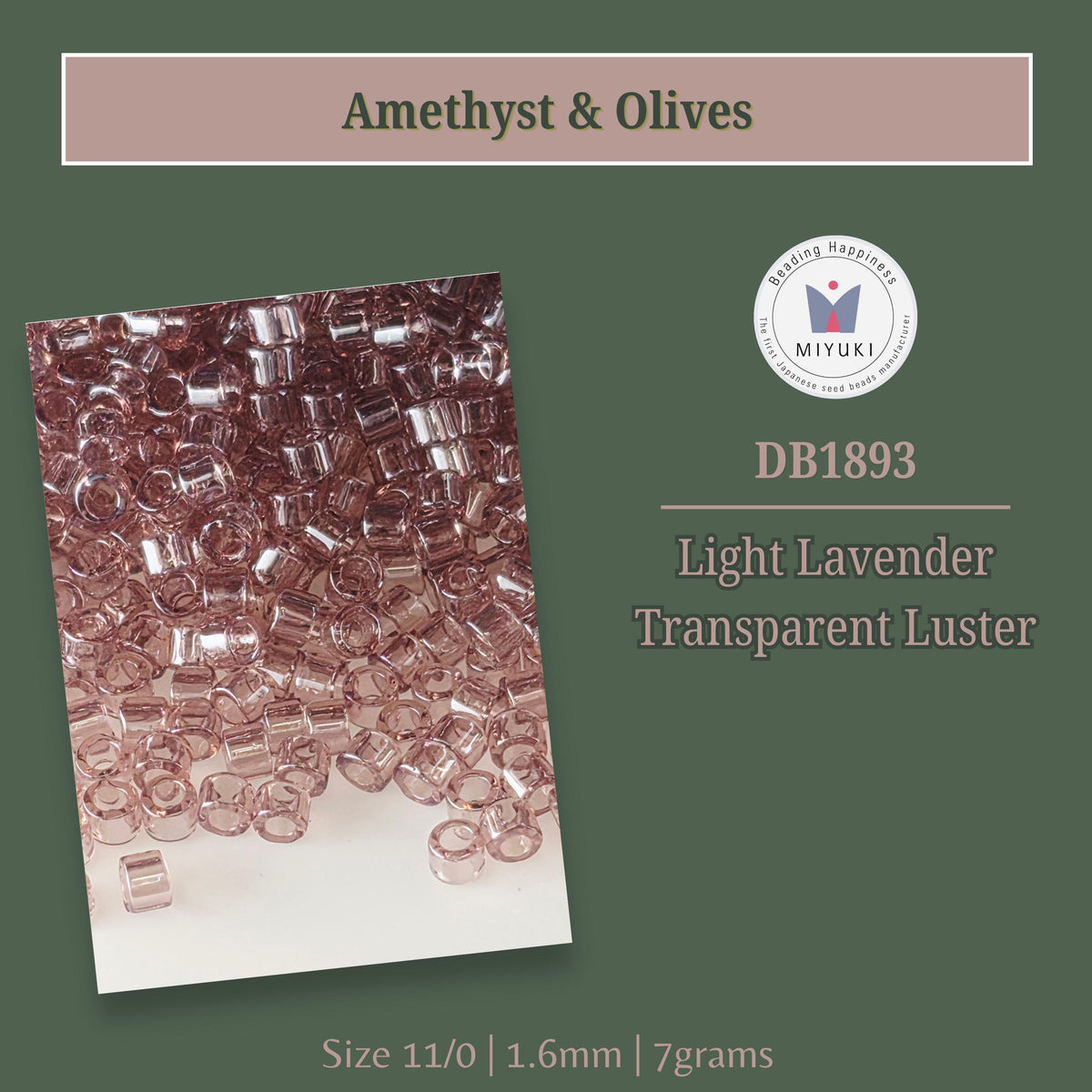 The image is a collage of multiple images, including a close-up of a pile of small, clear beads and a photograph of the beads. The text provides information about the beads, such as their size, material, and weight.