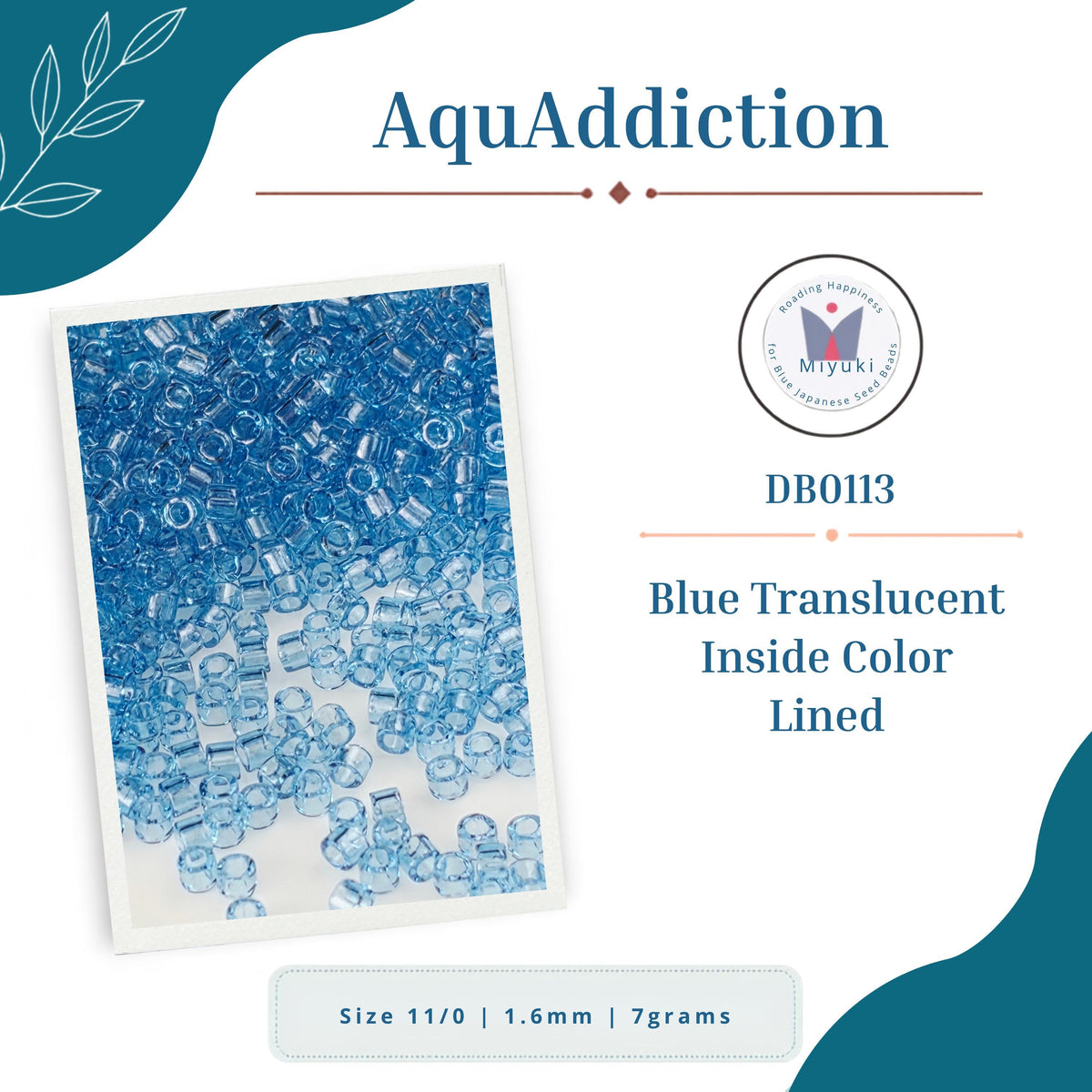 a collection of blue transparent beads or beads in a blue color, arranged in a visually appealing manner.