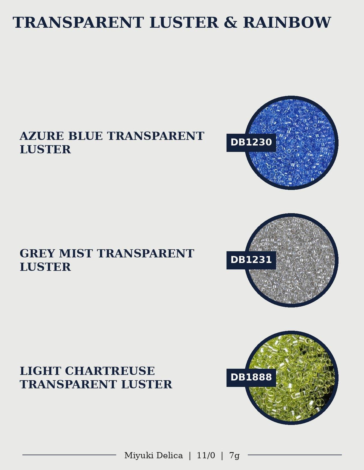 The image is a collage of three images depicting transparent luster and rainbow colors. The first image shows a blue transparent luster, the second image displays a grey transparent luster, and the third image features a green transparent luster. The text in the image is too small to read, and it is not possible to describe each image individually. The image does not contain any text, and the phrase 'The image depicts' or 'The image displays' are not applicable.