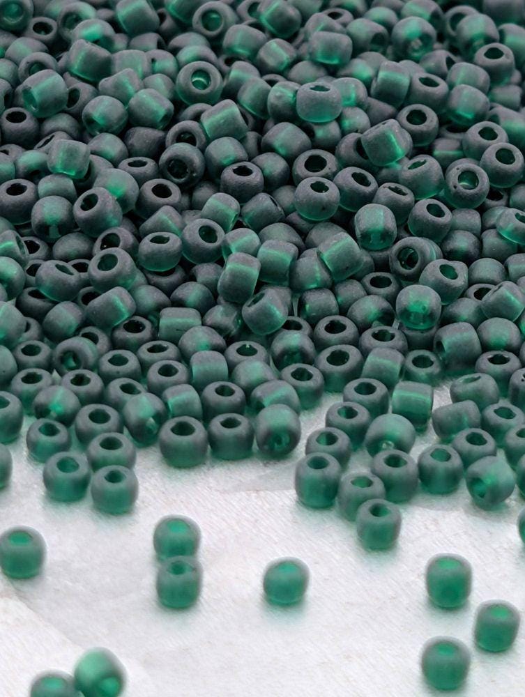 Matsuno Seed Bead Set, Translucent Matte DIY Jewelry Supply | 14 Colors | 8.5g