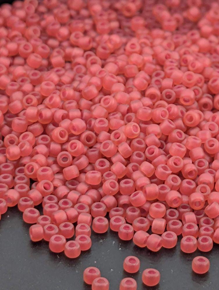 Matsuno Seed Bead Set, Translucent Matte DIY Jewelry Supply | 14 Colors | 8.5g