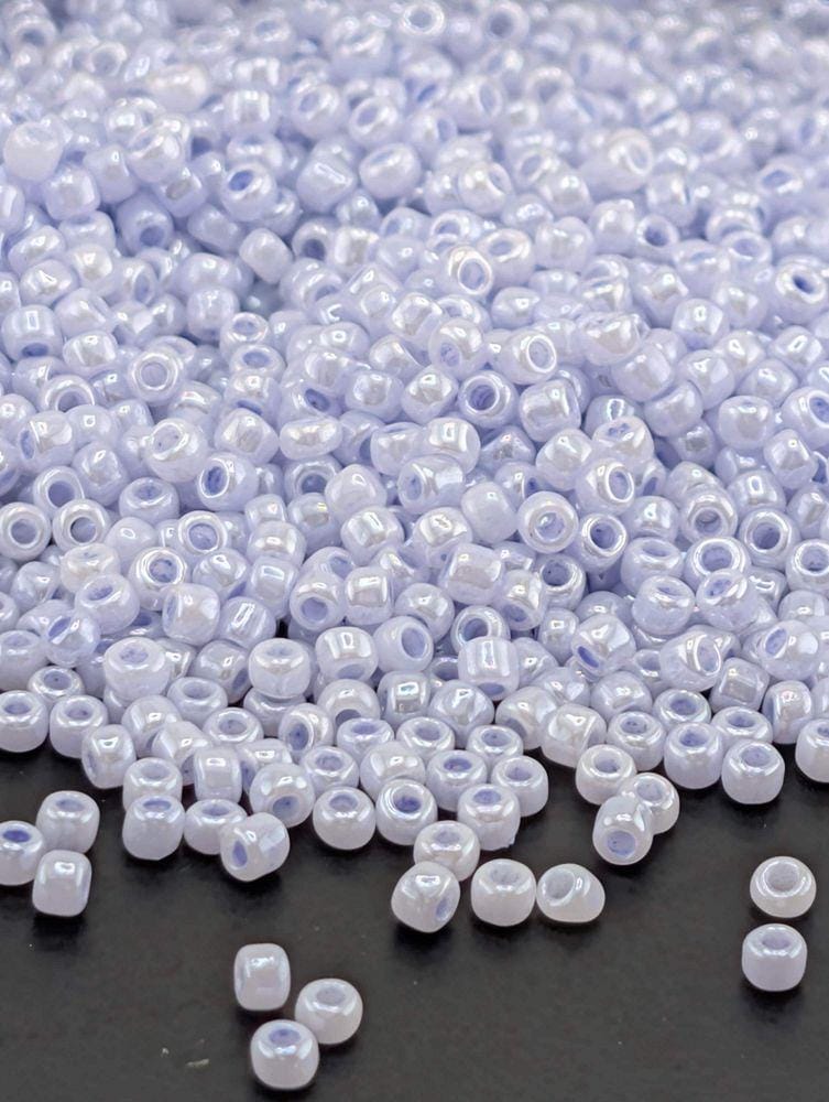Matsuno Seed Bead Set, Pastel DIY Jewelry Supply | 10 Opaque Colors | 11/0 Size