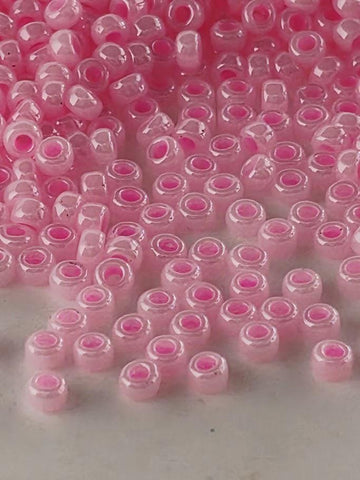 Miyuki Seed Beads 11/0: Pink Ceylon Matte, 15g Pack