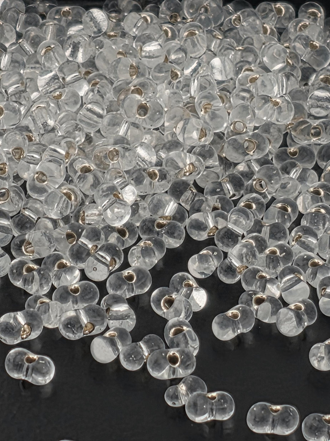 Miyuki Berry Beads, Crystal Translucent Silver-Lined | 15g Pack
