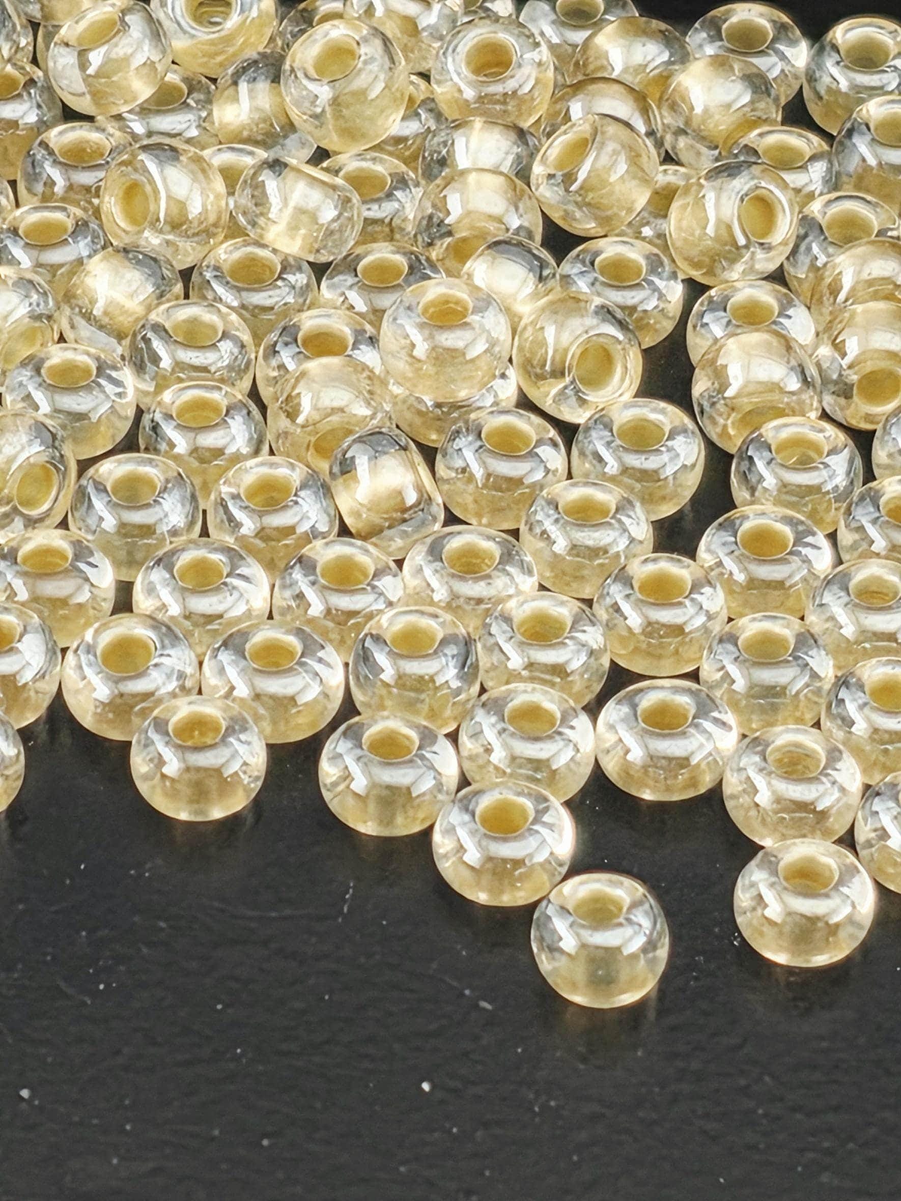 Crystal Seed Beads, Translucent Mocca | Czech Glass 6/0 | Jewelry Making & Bead Weaving