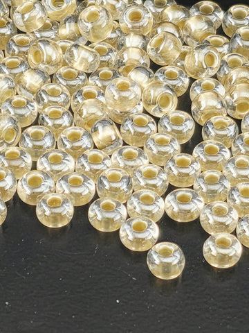 Crystal Seed Beads, Translucent Mocca | Czech Glass 6/0 | Jewelry Making & Bead Weaving