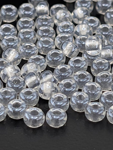 Crystal/Silver Inside Color Lined Sparkle Rocaille | 6/0 | Miyuki - 15g pkg