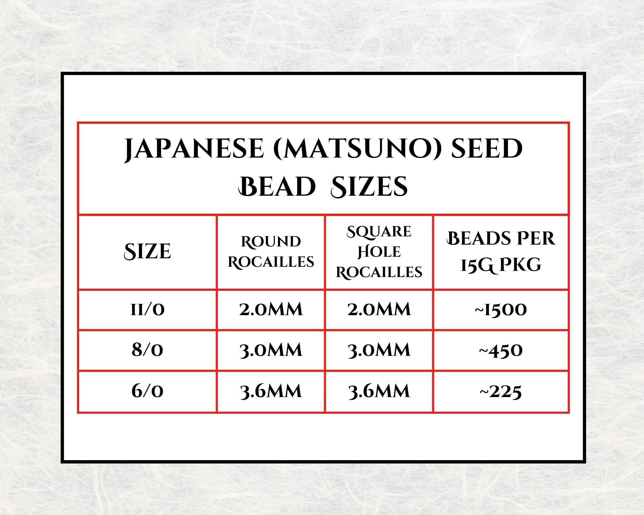 Matsuno Seed Beads, Opaque Matte White Glass - Bracelet Making Kit | DIY Beading Supplies | Jewelry Making Gift