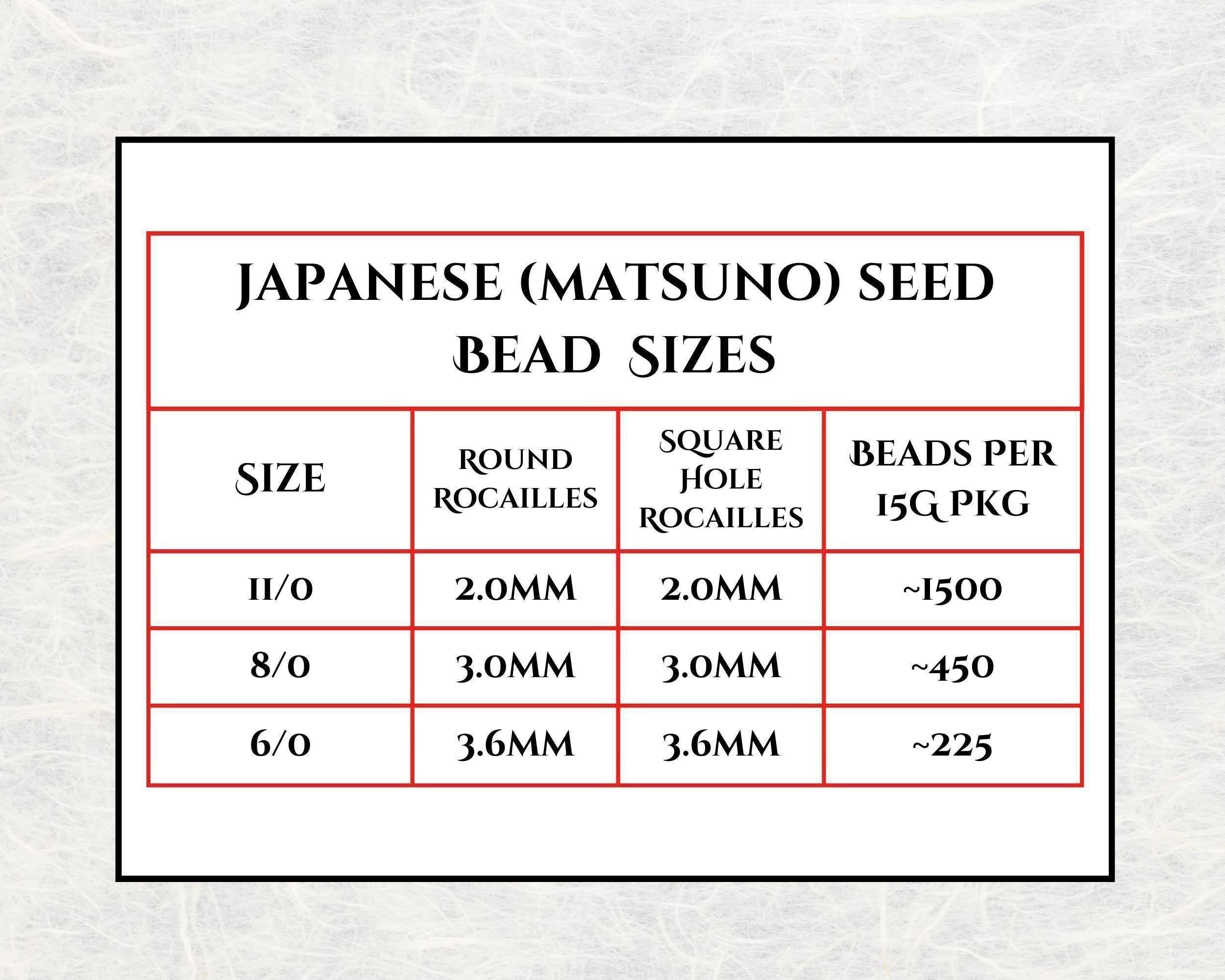 Dark Blue Opaque Matte Matsuno Seed Beads | Size 11/0 (2mm) | 15g, ~1650 pcs