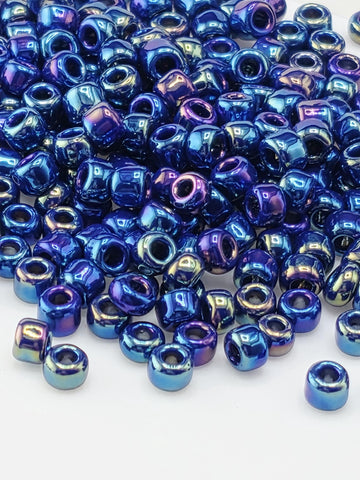 5023SB Opaque Rainbow Cobalt 8/0 Matsuno Seed Beads (15g, ~600 pcs)