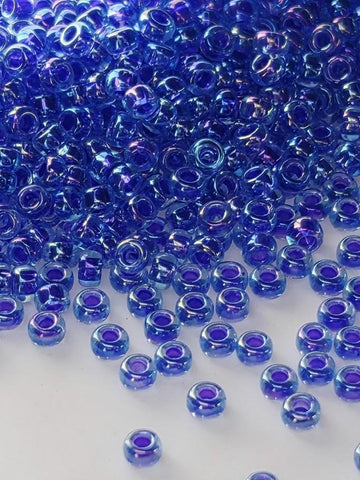 Sapphire/Violet Inside Color Lined Rainbow | Miyuki Rocaille | 11/0 | 15g pkg