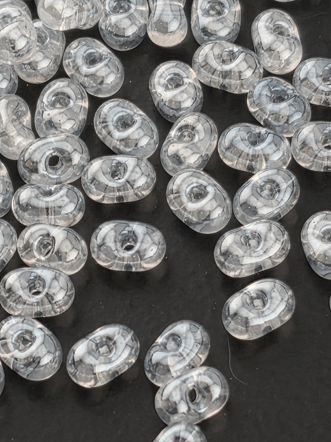 Miyuki Berry Beads, Crystal Translucent Luster | 15g Pack