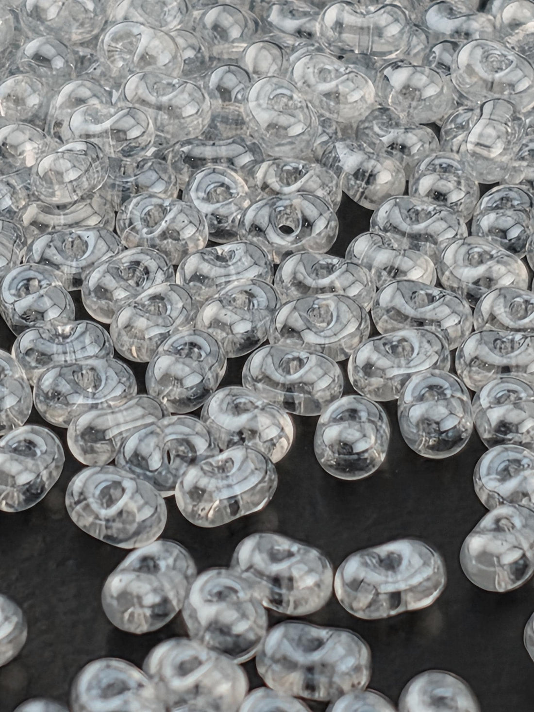 Miyuki Berry Beads, Crystal Translucent Luster | 15g Pack