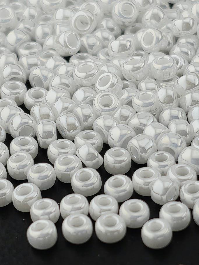 White Opaque Luster Rocaille | 8/0 | Miyuki - 15g pkg
