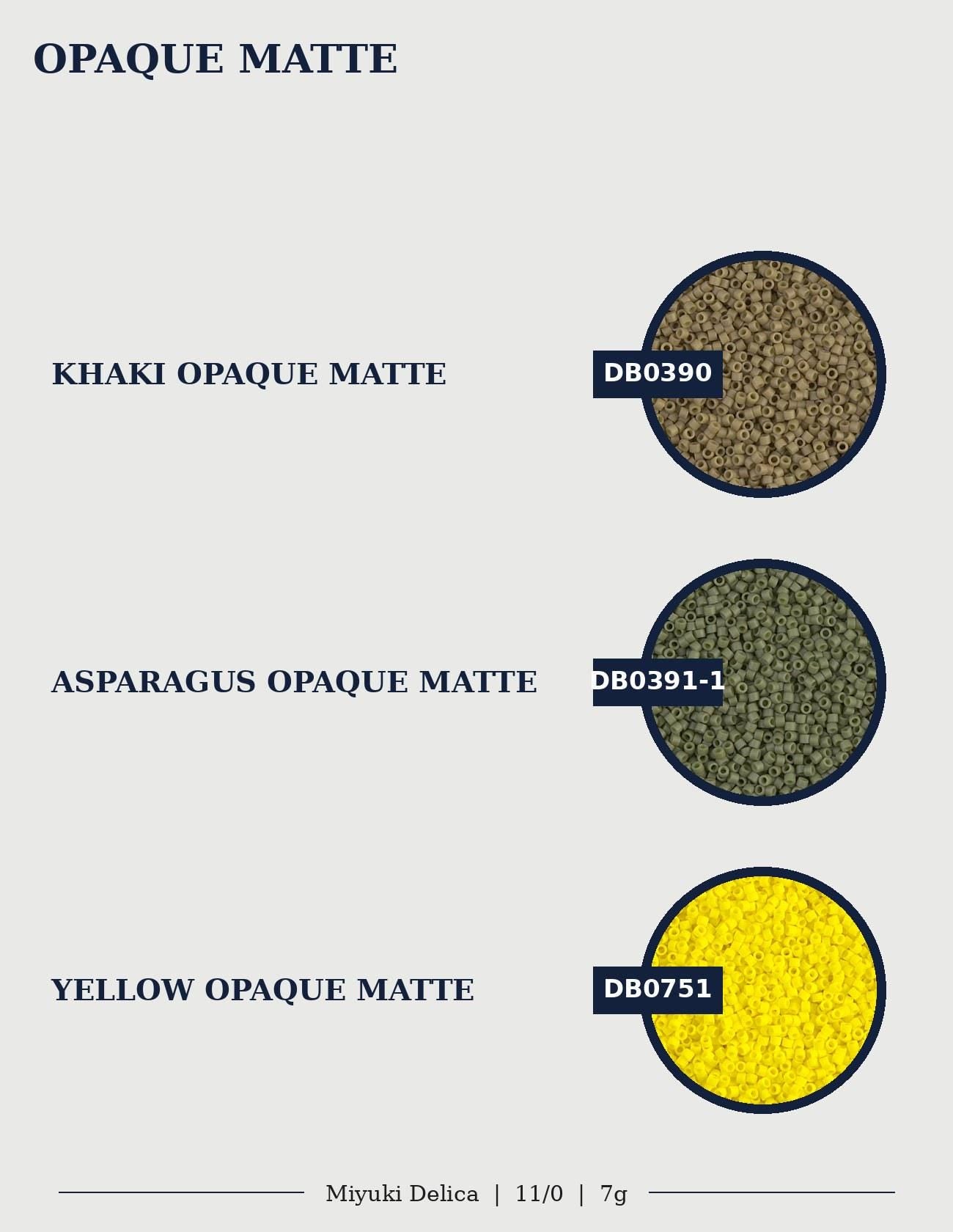 three different colored balls, each labeled with a different type of opaque material.