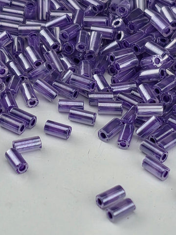 Toho Bugle Beads #1, Ceylon Gladiola | 3mm Glass | Jewelry Making Supply