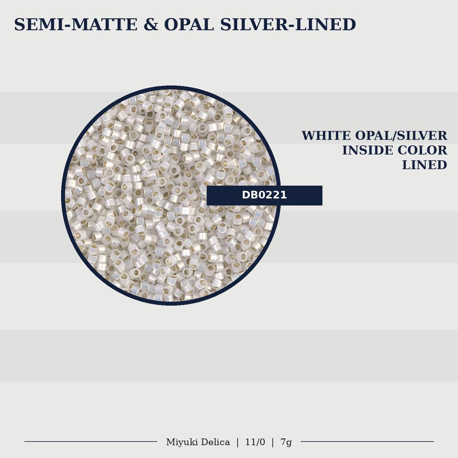 a close-up view of a semi-matte and opal silver-lined bead, with a focus on the white opal/silver inside color lining.