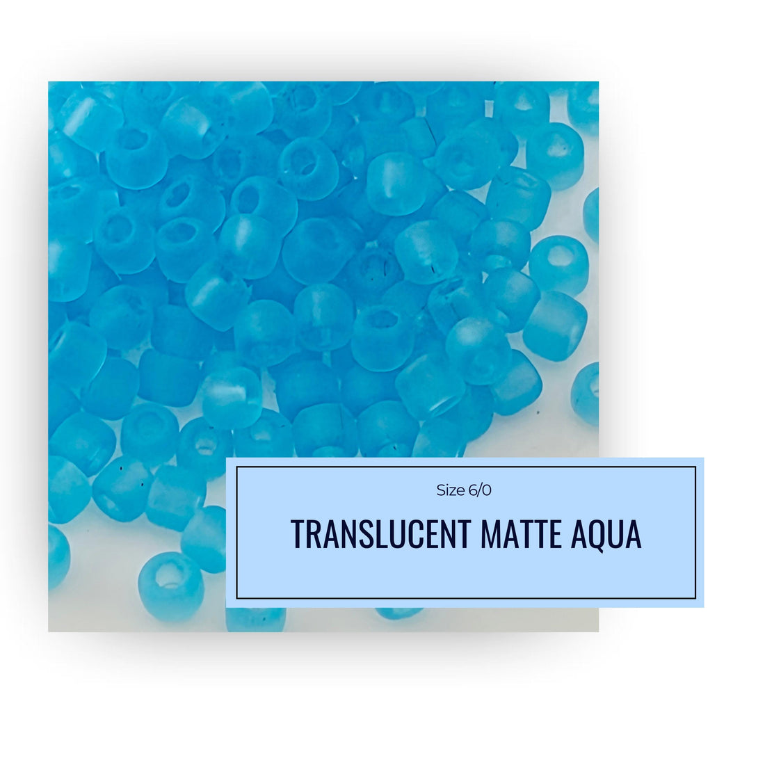 Matsuno Size 6/0 Seed Beads | AQUA Mix, 6 Colors, Jewelry Making Supplies