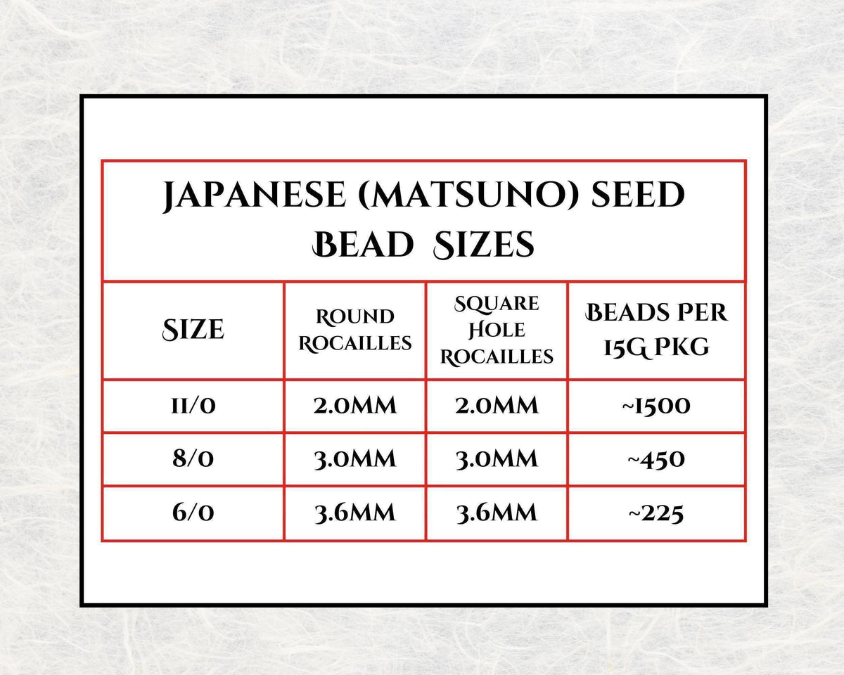 Brick Red Opaque Matsuno Seed Beads | Size 11/0 (2mm) | 15g, ~1650 pcs