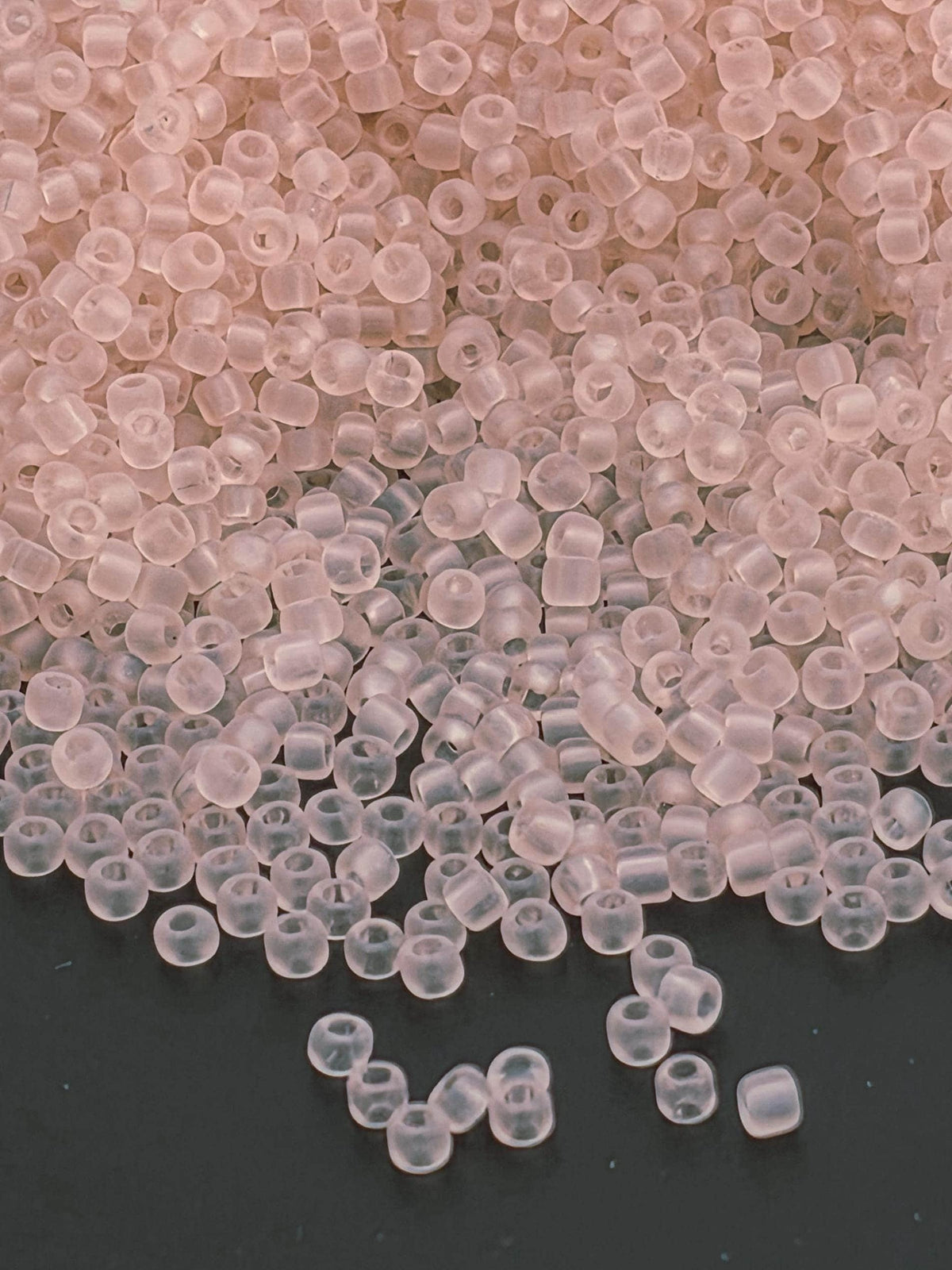 Light Peach Translucent Matte Matsuno Seed Beads, Japanese Size 11 - Bead Weaving Supply | Glass Round 15g ~1650 Pcs