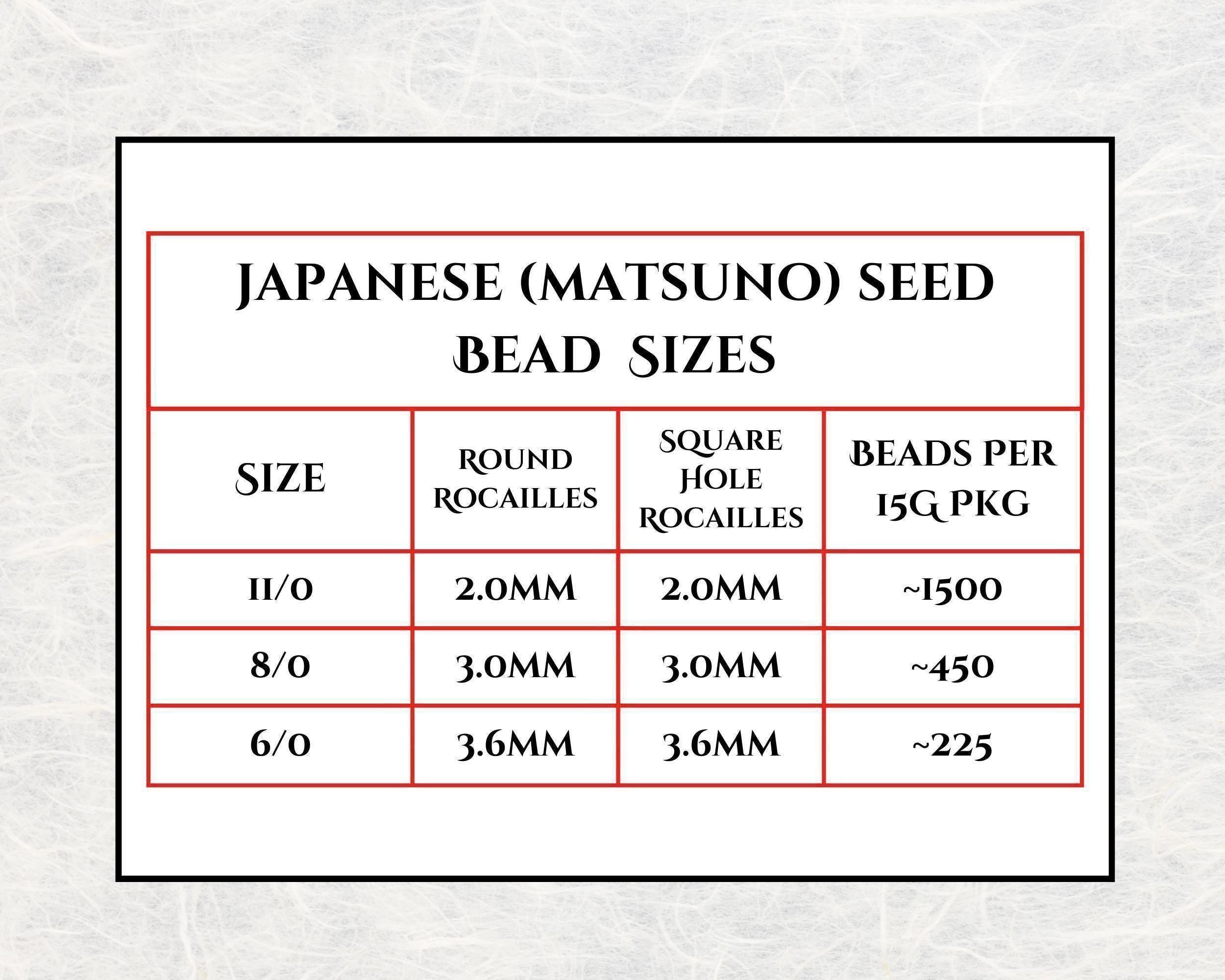 Light Peach Translucent Matte Matsuno Seed Beads, Japanese Size 11 - Bead Weaving Supply | Glass Round 15g ~1650 Pcs