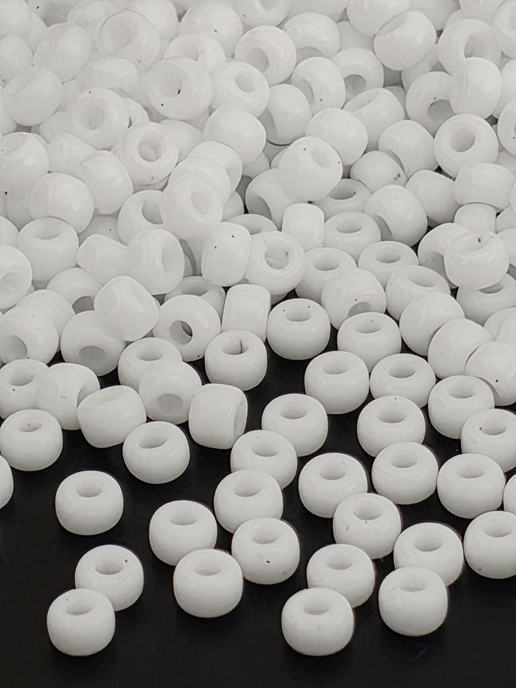 Miyuki Round Beads, White Opaque | 8/0 | 15g Pack
