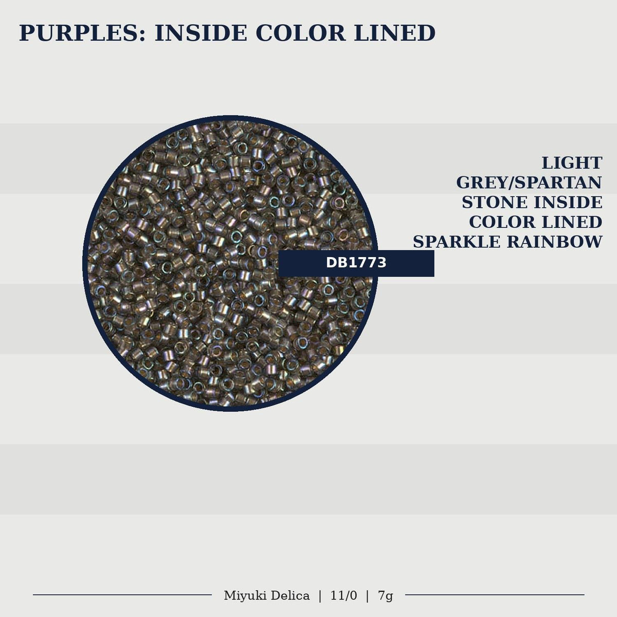 Miyuki Delica Size 11/0 Japanese Glass Seed Beads, Inside Color Lined | Choose Your Color | Diy Jewelry Supply