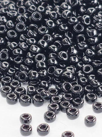 Black Opaque Rocaille | 8/0 | Miyuki - 15g pkg