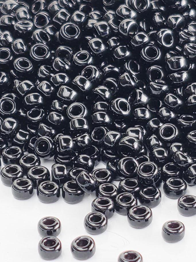 Black Opaque Rocaille | 8/0 | Miyuki - 15g pkg