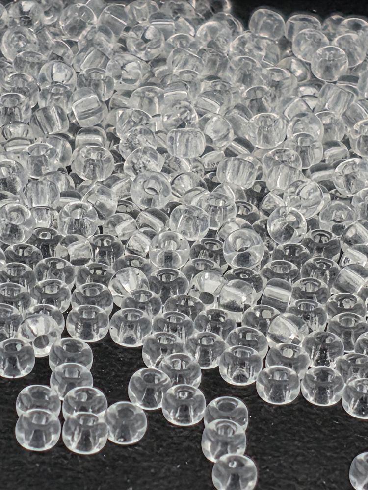 Miyuki Round Beads, Crystal Transparent | 8/0 | 15g Pack