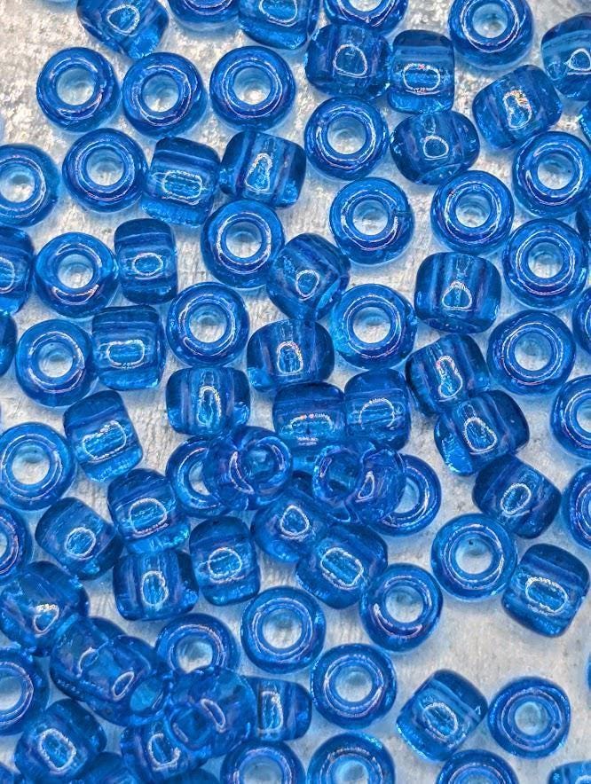8280SB Transparent Turquoise Blue 8/0 Matsuno Seed Beads (15g, ~600 pcs)