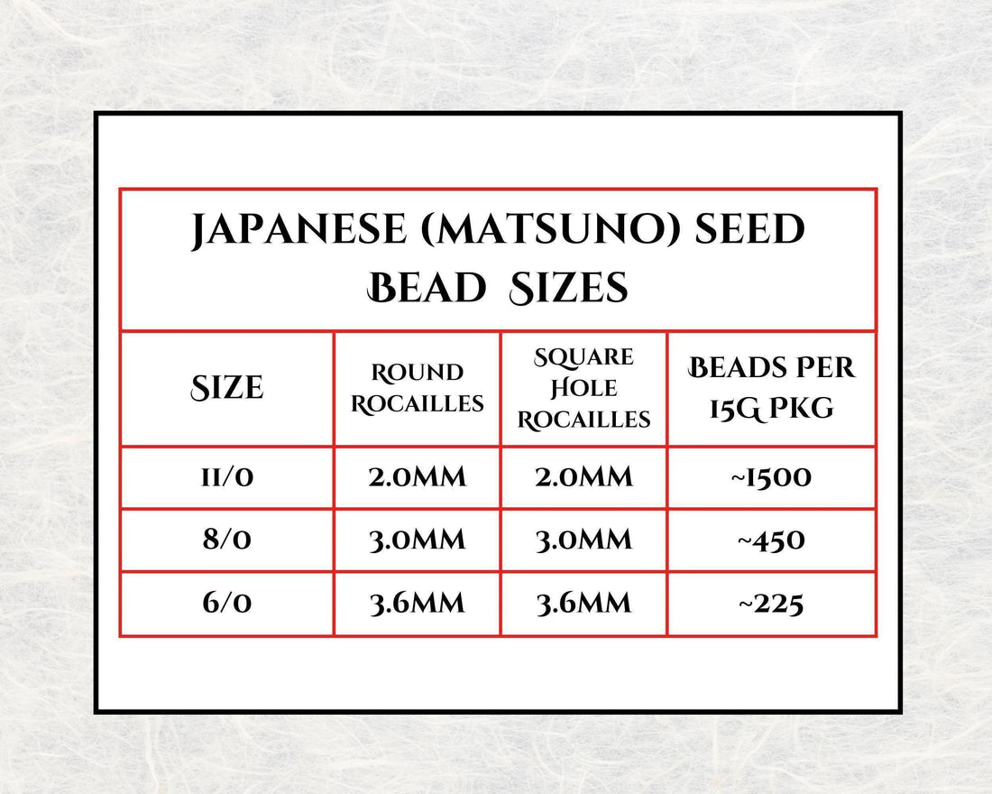 Matsuno Seed Beads Size 6 - Translucent Tangerine, 15g Pack