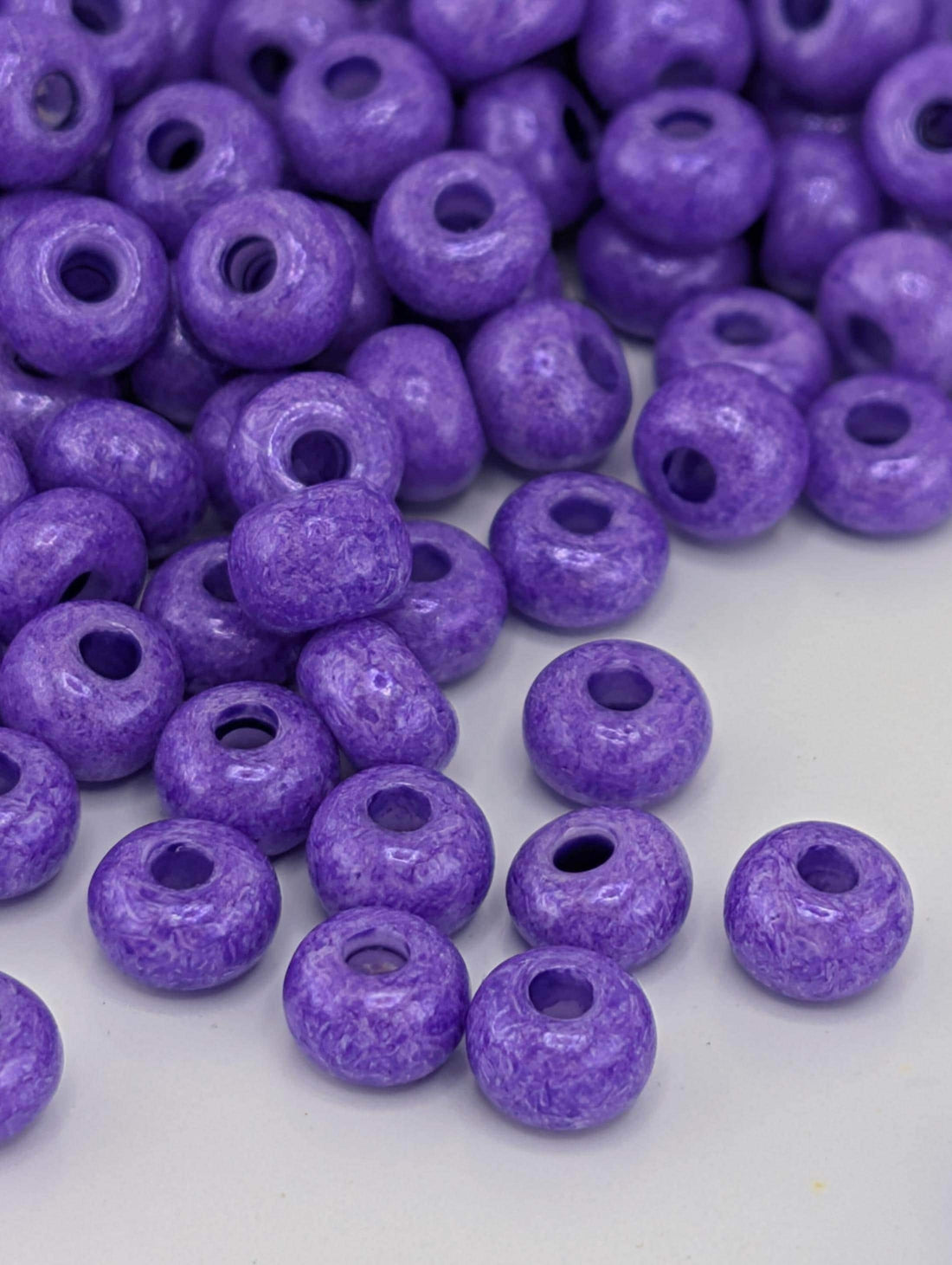 Preciosa Round Beads, Violet Seed Beads, Opaque | 6/0 | 20g Pack